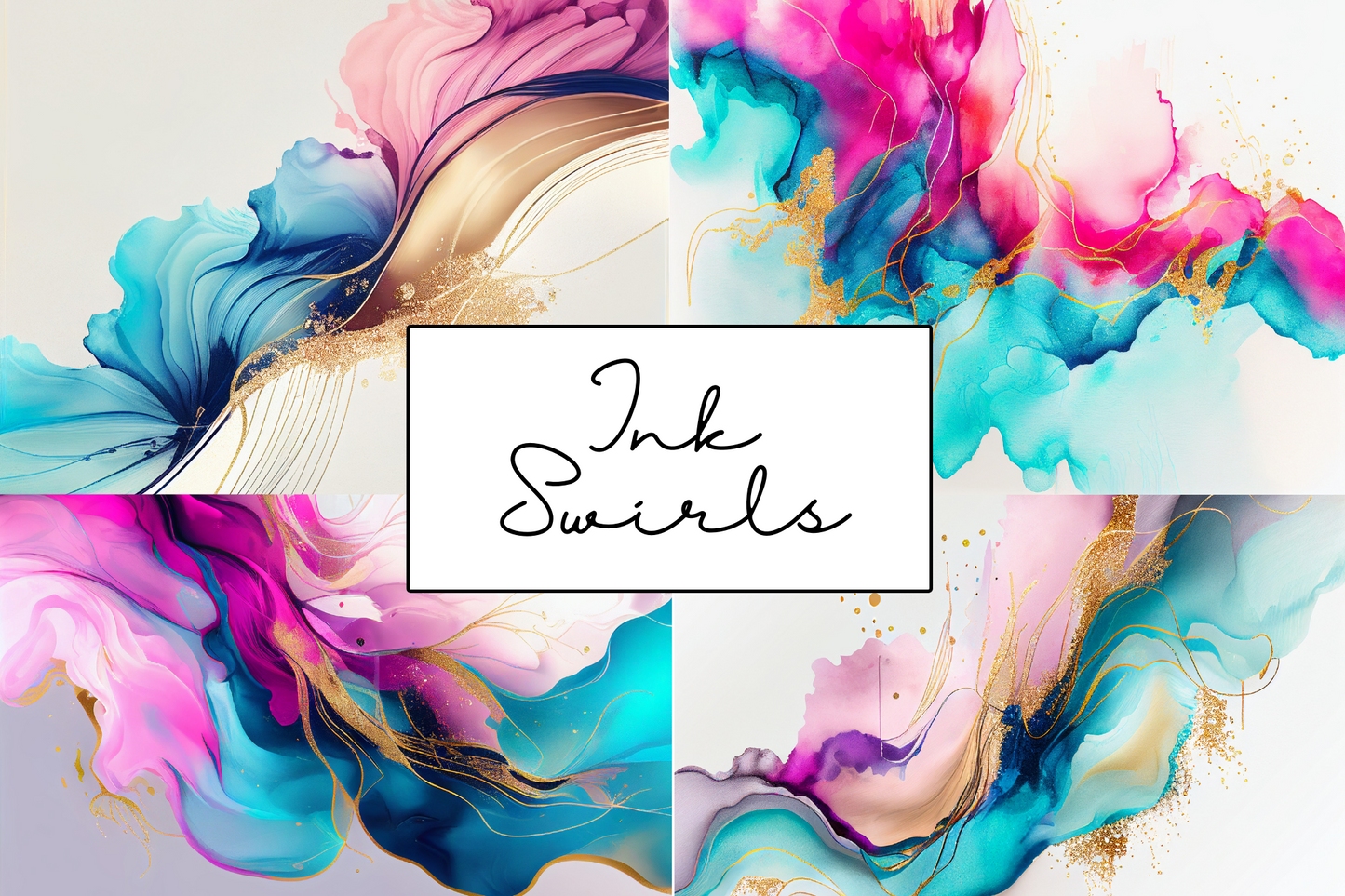 Ink Swirls OS Preflat