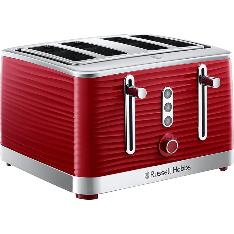 Russell Hobbs Inspire 4 Slice Toaster - Red | 24382