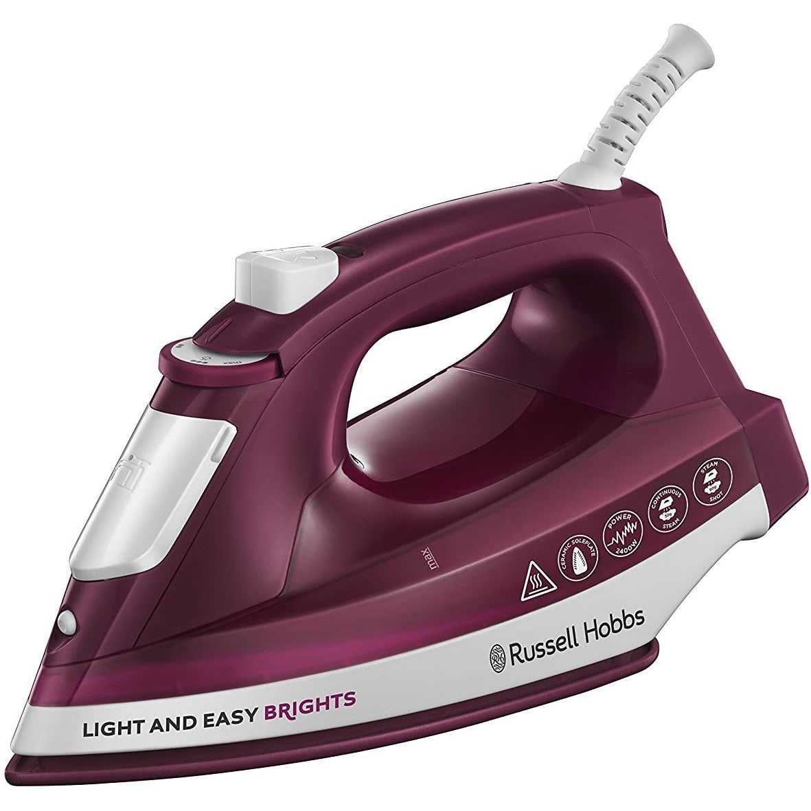 Russell Hobbs Light & Easy Brights Mulberry Iron 24820