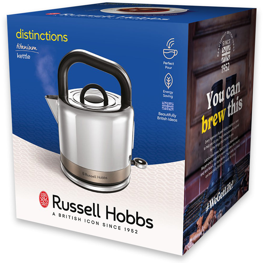 Russell Hobbs 1.5L Distinctions Kettle Titanium | 26422