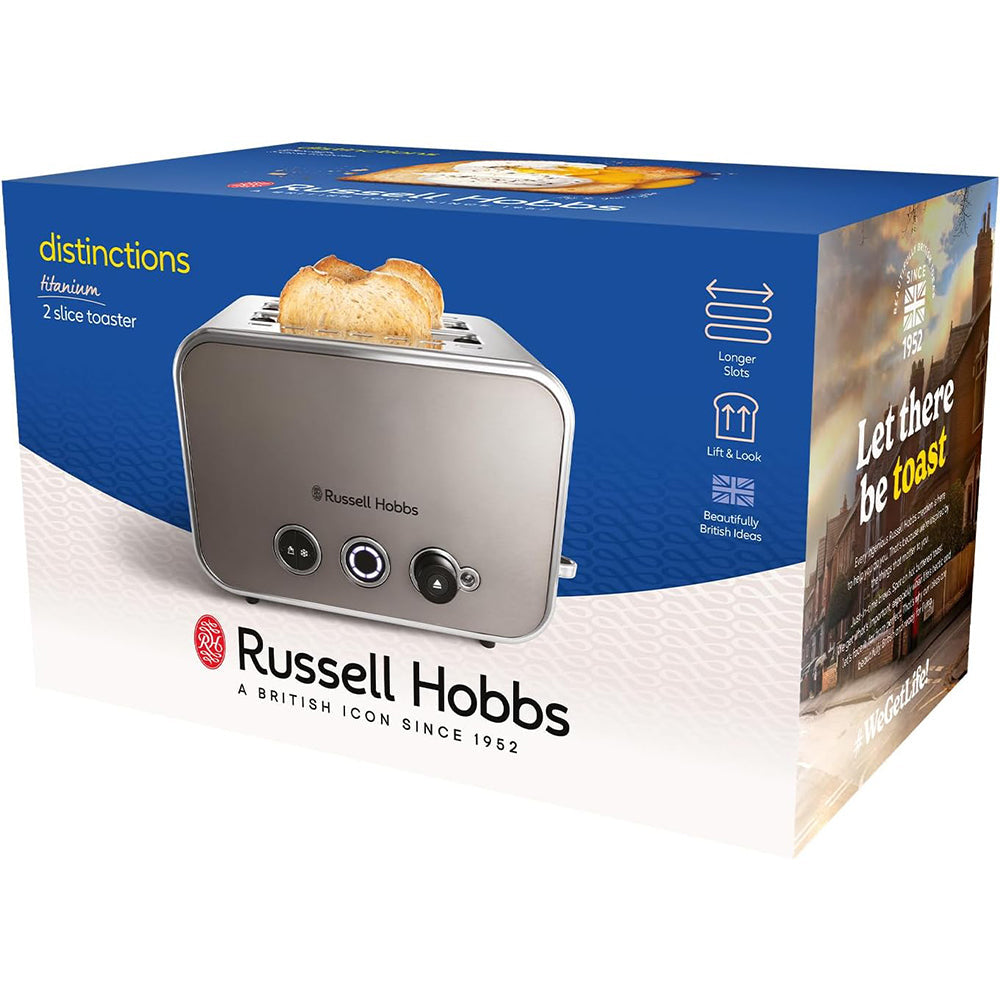 Russell Hobbs Distinctions 2-Slice Toaster - Titanium | 26432