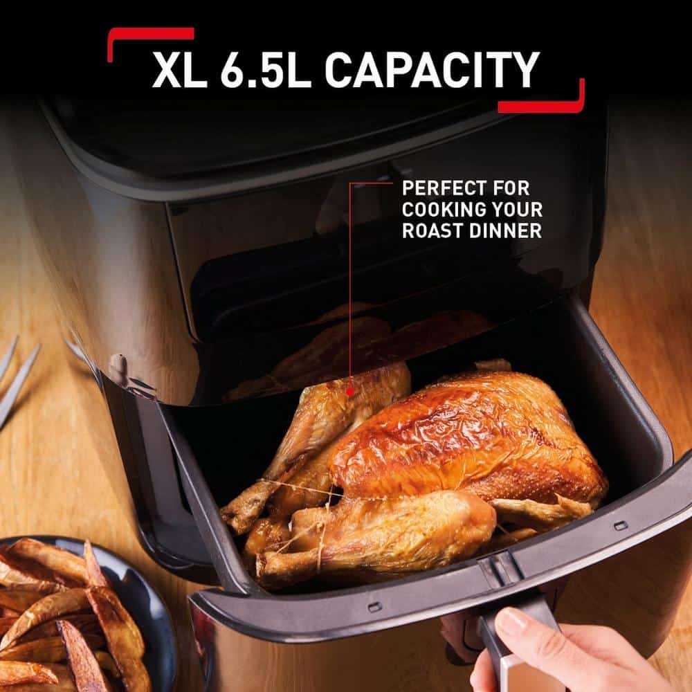 Tefal EasyFry 3in1 Air Fryer, Grill & Steamer - Black | FW201827