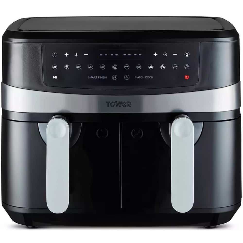 Tower Vortx 9L Dual Basket Air Fryer - Black | T17088