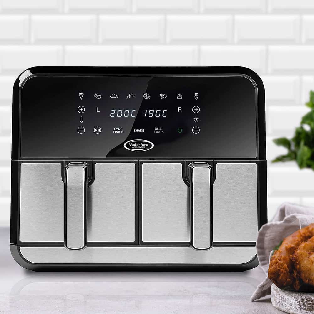 Waterford Appliances 8Ltr Dual Drawer Air Fryer | WAAF002